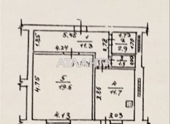 1-room apartment apartment by the address st. Topolevaya (area 49,9 m²) - Atlanta.ua - photo 4