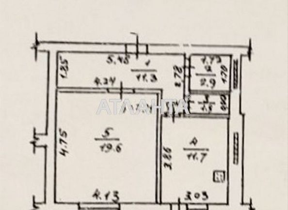 1-room apartment apartment by the address st. Topolevaya (area 49,9 m²) - Atlanta.ua - photo 6