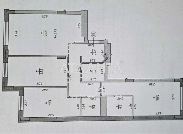 3-rooms apartment apartment by the address st. Geroev Maydana (area 96,9 m²) - Atlanta.ua - photo 3