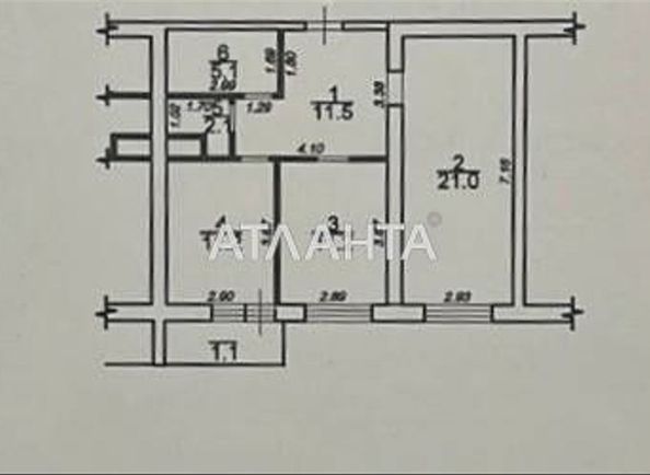 2-кімнатна квартира за адресою вул. Генуезька (площа 65 м²) - Atlanta.ua - фото 5