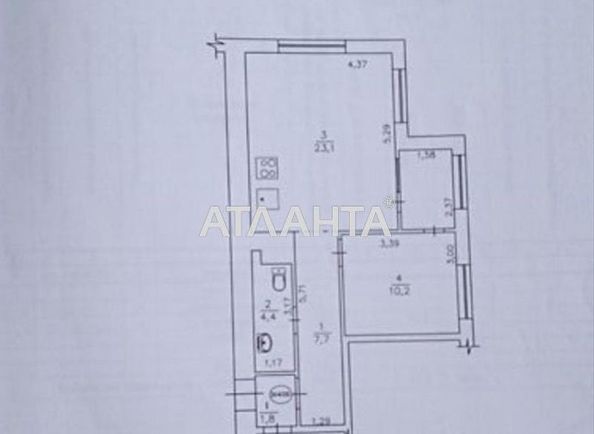 1-room apartment apartment by the address st. Evropeyskogo Soyuza prospprosp Pravdy (area 49 m²) - Atlanta.ua - photo 10