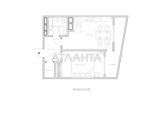 1-room apartment apartment by the address st. Sonyashnikova (area 41,0 m²) - Atlanta.ua - photo 14