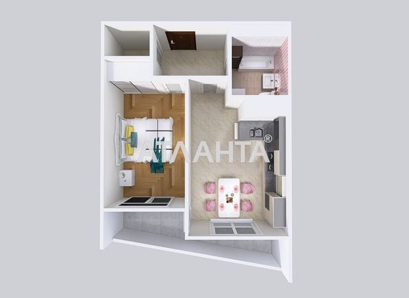1-room apartment apartment by the address st. Sonyashnikova (area 41,0 m²) - Atlanta.ua - photo 16