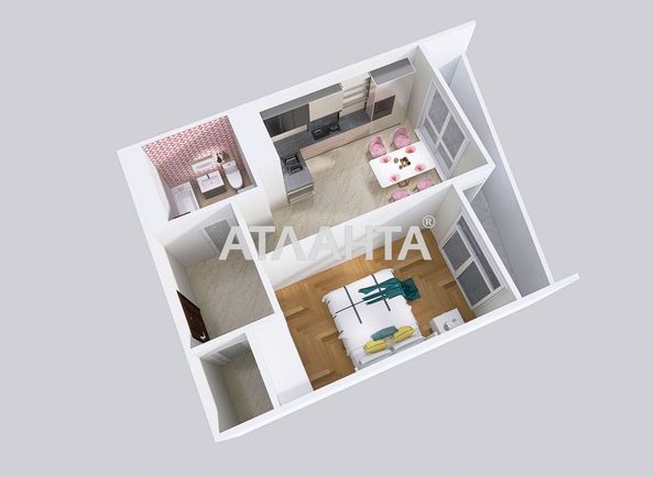 1-room apartment apartment by the address st. Sonyashnikova (area 41,0 m²) - Atlanta.ua - photo 18