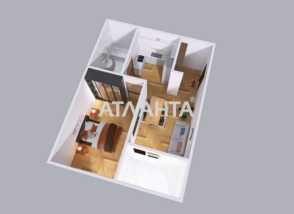 1-room apartment apartment by the address st. Kitayskaya ul (area 42,6 m²) - Atlanta.ua - photo 16