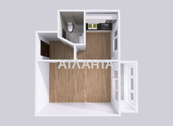 1-кімнатна квартира за адресою Фонтанська дор. (площа 30 м²) - Atlanta.ua - фото 12
