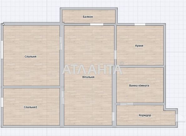 3-кімнатна квартира за адресою вул. Якова Шепеля (площа 45,3 м²) - Atlanta.ua - фото 10