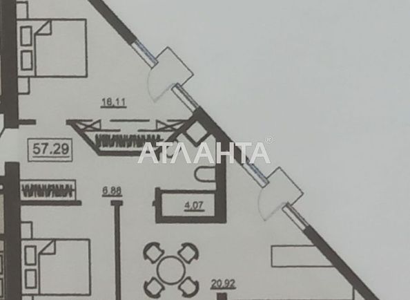 2-кімнатна квартира за адресою Товарний пров. (площа 57,3 м²) - Atlanta.ua