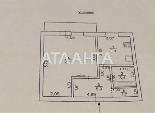 1-room apartment apartment (area 40 m²) - Atlanta.ua - photo 6