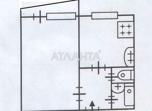 1-room apartment apartment by the address st. Mayakskaya dor (area 33,7 m²) - Atlanta.ua - photo 12