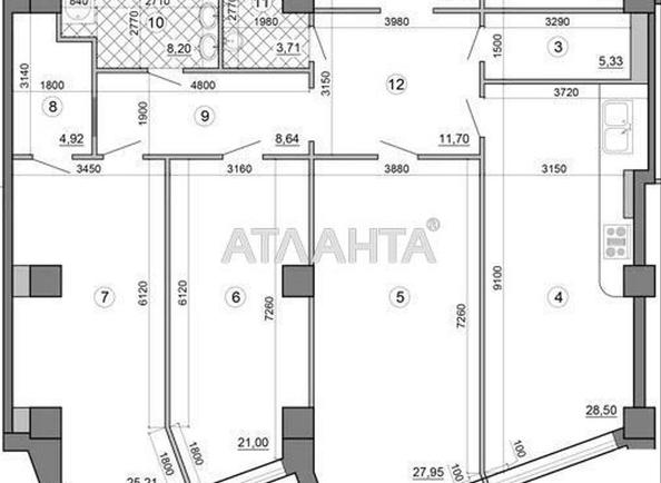 3-комнатная квартира по адресу Мореходный пер. (площадь 155,5 м²) - Atlanta.ua - фото 3