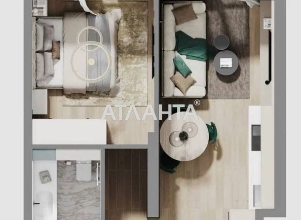 1-room apartment apartment by the address st. Dacha Kovalevskogo Amundsena (area 50,8 m²) - Atlanta.ua - photo 3