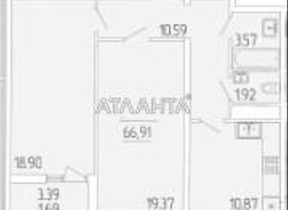 2-rooms apartment apartment by the address st. Krasnova (area 66,9 m²) - Atlanta.ua - photo 2