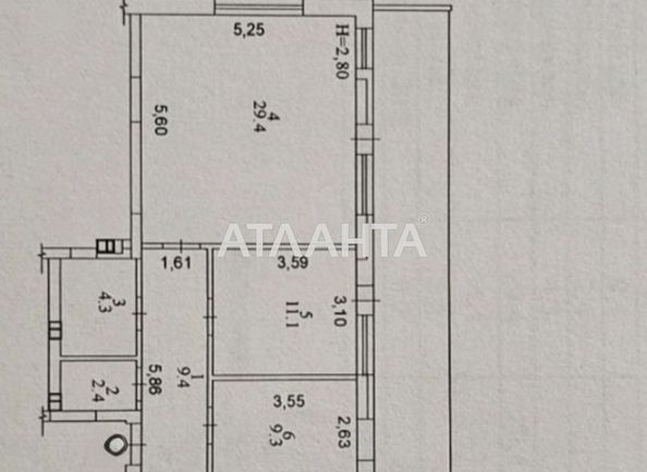 2-комнатная квартира по адресу ул. Набережно-Рыбальская (площадь 72,1 м²) - Atlanta.ua - фото 19
