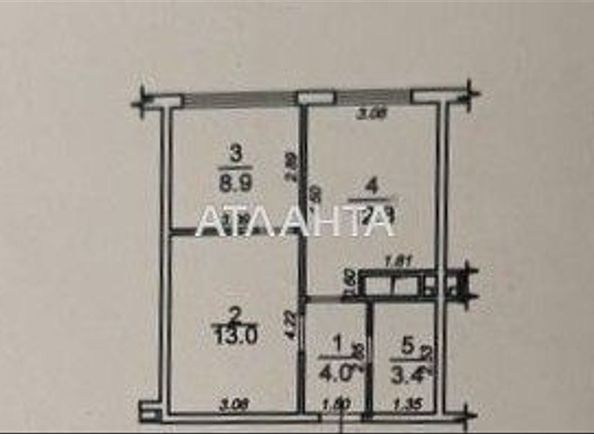 2-кімнатна квартира за адресою вул. Перлинна (площа 42 м²) - Atlanta.ua - фото 14