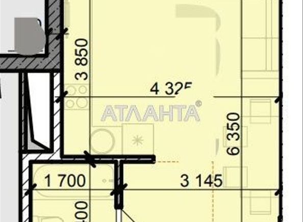 1-room apartment apartment by the address st. Vilyamsa ak (area 30 m²) - Atlanta.ua - photo 4