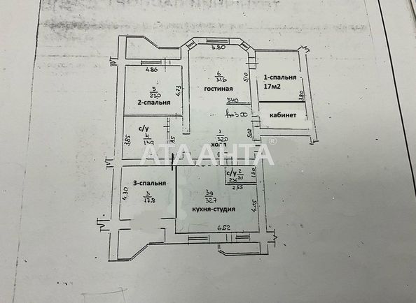 3-комнатная квартира по адресу ул. Педагогическая (площадь 187 м²) - Atlanta.ua - фото 30