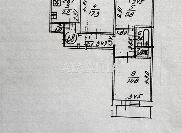 3-комнатная квартира по адресу ул. Ивасюка Владимира пр-т (площадь 69,2 м²) - Atlanta.ua - фото 16