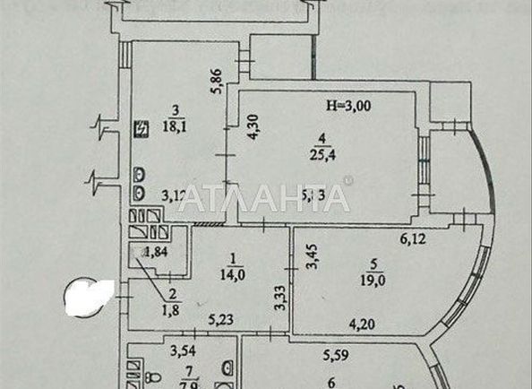 3-кімнатна квартира за адресою вул. Механізаторів (площа 119 м²) - Atlanta.ua - фото 22