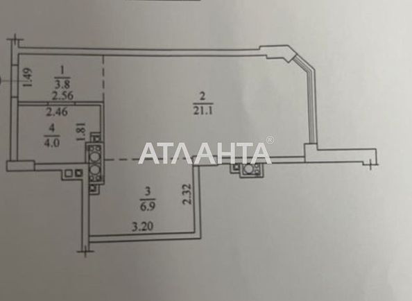 1-room apartment apartment by the address st. Shkolnaya (area 36 m²) - Atlanta.ua - photo 6