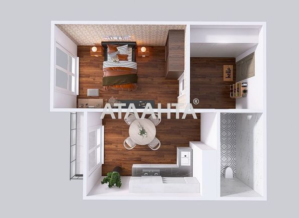 1-комнатная квартира по адресу ул. Краснова (площадь 41 м²) - Atlanta.ua - фото 11
