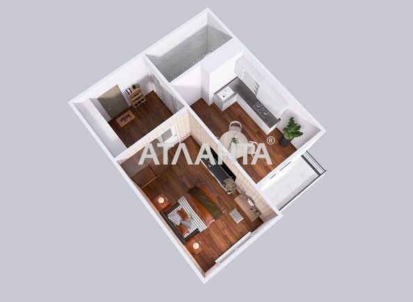1-комнатная квартира по адресу ул. Краснова (площадь 41 м²) - Atlanta.ua - фото 13