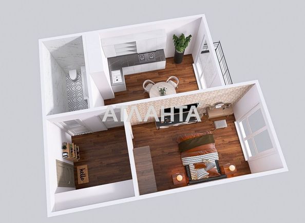 1-комнатная квартира по адресу ул. Краснова (площадь 41 м²) - Atlanta.ua - фото 17