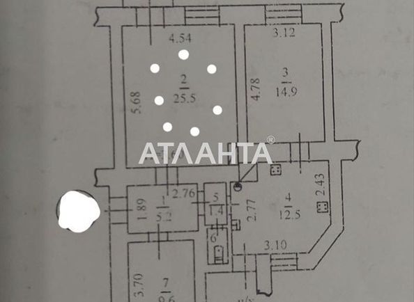 1-room apartment apartment by the address st. Konnaya Artema (area 25,5 m²) - Atlanta.ua - photo 9