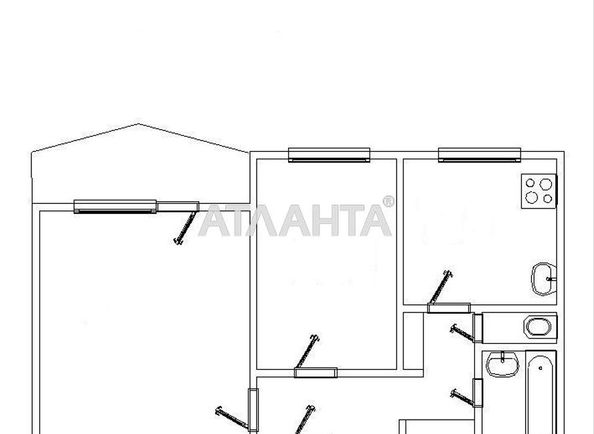 2-rooms apartment apartment by the address st. Dobrovolskogo pr (area 52,5 m²) - Atlanta.ua - photo 21