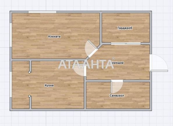 1-кімнатна квартира за адресою вул. Садова (площа 40 м²) - Atlanta.ua - фото 12