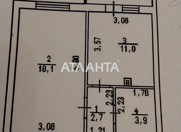 Многокомнатная квартира по адресу Небесной Сотни пр. (площадь 38 м²) - Atlanta.ua - фото 3