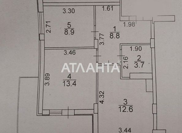3-комнатная квартира по адресу ул. Бочарова ген. (площадь 51 м²) - Atlanta.ua - фото 10