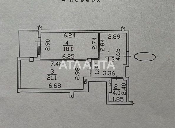 1-room apartment apartment by the address st. Fontanskaya dor Perekopskoy Divizii (area 59 m²) - Atlanta.ua - photo 12