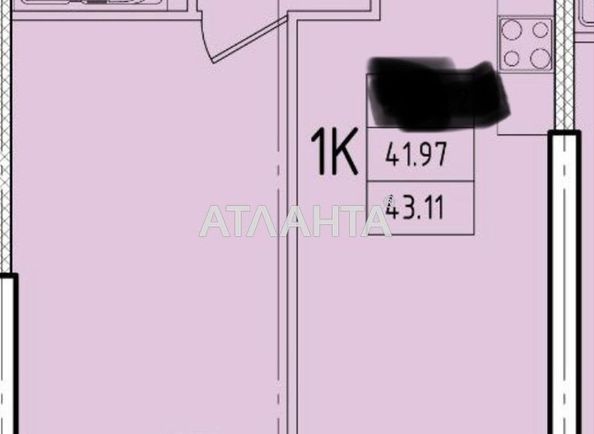 1-room apartment apartment by the address st. Genuezskaya (area 42,0 m²) - Atlanta.ua - photo 6