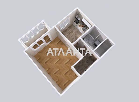 1-room apartment apartment by the address st. Sirka (area 37,1 m²) - Atlanta.ua - photo 18