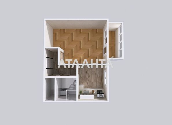 1-room apartment apartment by the address st. Sirka (area 37,1 m²) - Atlanta.ua - photo 19