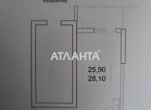 1-room apartment apartment by the address st. Topolinnyy per (area 28,1 m²) - Atlanta.ua - photo 2
