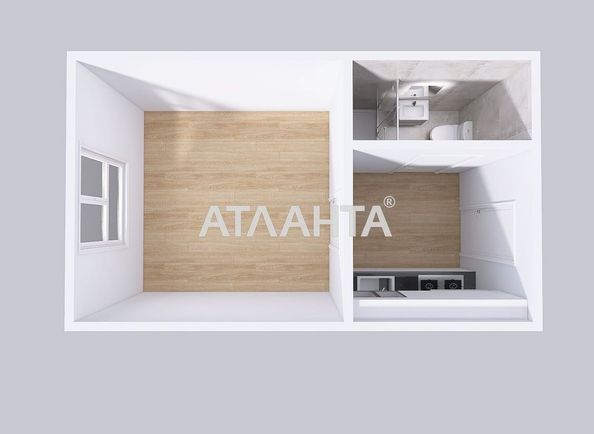 1-кімнатна квартира за адресою вул. Пильникарська (площа 18,7 м²) - Atlanta.ua - фото 24