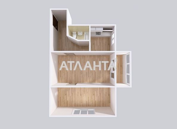 2-rooms apartment apartment by the address st. Belotserkovskaya ul (area 45,8 m²) - Atlanta.ua - photo 10
