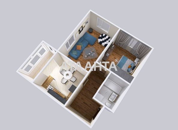 2-кімнатна квартира за адресою вул. Остромирська (площа 49 м²) - Atlanta.ua - фото 21