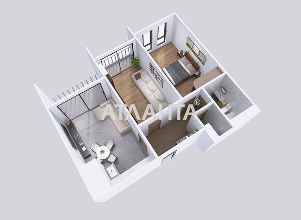 2-rooms apartment apartment by the address st. Vashingtona Dzh ul (area 73,9 m²) - Atlanta.ua - photo 9