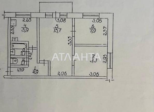 3-кімнатна квартира за адресою вул. Філатова ак. (площа 47,5 м²) - Atlanta.ua - фото 20