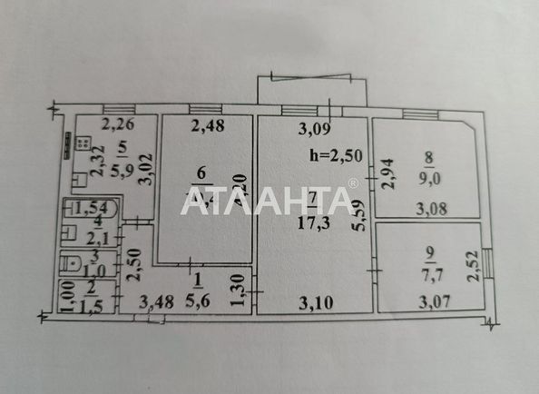 4+-rooms apartment apartment by the address st. Malinovskogo marsh (area 63 m²) - Atlanta.ua - photo 7