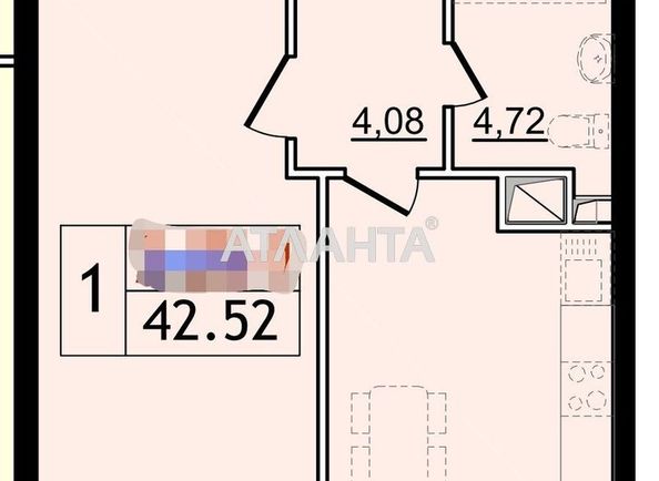 1-room apartment apartment by the address st. Sakharova (area 43,2 m²) - Atlanta.ua - photo 5