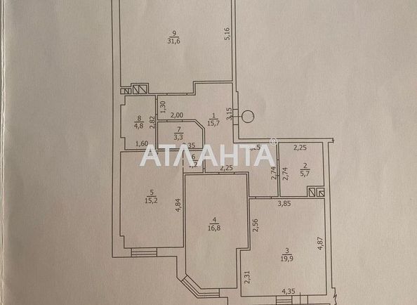 3-rooms apartment apartment by the address st. Zhabotinskogo Proletarskaya (area 116 m²) - Atlanta.ua - photo 22