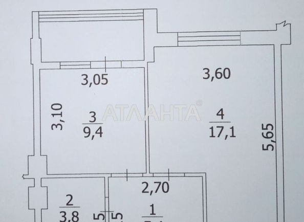 1-room apartment apartment by the address st. Nebesnoy Sotni pr Zhukova marsh pr Leninskoy iskry pr (area 40 m²) - Atlanta.ua - photo 15