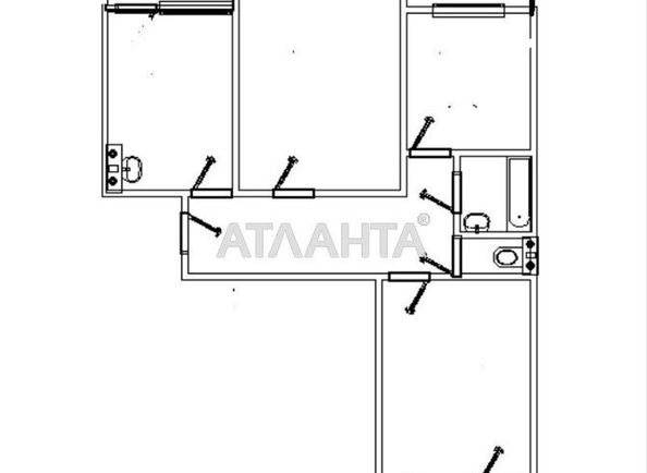 3-rooms apartment apartment by the address st. Bocharova gen (area 63 m²) - Atlanta.ua - photo 24