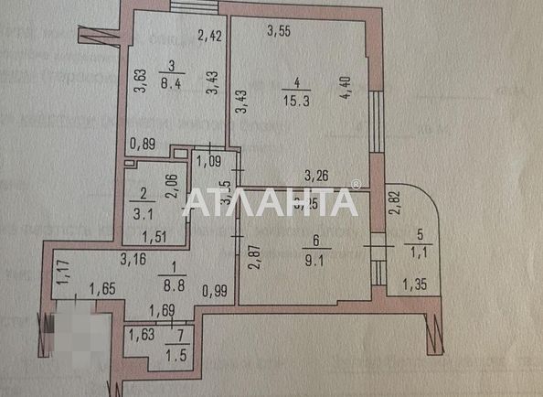 2-rooms apartment apartment by the address st. Torgovaya (area 47,3 m²) - Atlanta.ua - photo 4