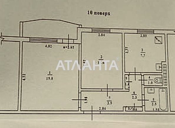 2-rooms apartment apartment by the address st. Lyustdorfskaya dor Chernomorskaya dor (area 51,2 m²) - Atlanta.ua - photo 19
