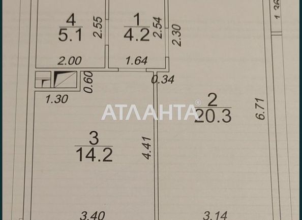 1-room apartment apartment by the address st. Sakharova (area 43,5 m²) - Atlanta.ua - photo 5